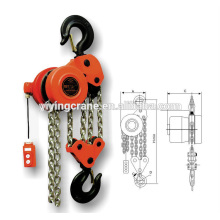 DHP Widely Used 500kg 1000kg small construction lifts Electric Chain Hoist Crane